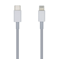 Miniatura 1 de AISENS - CABLE USB 2.0 USB-C A LIGHTNING PD 2A, LIGHTNING/M-USB-C/M, B