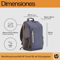 Miniatura 4 de MOCHILA HP TRAVEL 18L PARA PORTATIL DE 15.6"
