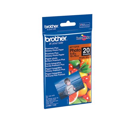 PAPEL BROTHER GLOSSY 10X15 260GR 20H - Imagen 2 de 2 PAPEL BROTHER GLOSSY 10X15 260GR 20H - Imagen 2 de 2