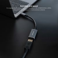 Miniatura 5 de CABLE NANO CABLE USB-C - DISPLAYPORT 8K 0,15M GRIS