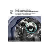 Miniatura 7 de LAVADORA CARGA FRONTAL LG F4X7513TWS 13 KG 1400 RPM A BLANCO