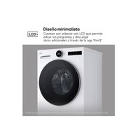 Miniatura 11 de LAVADORA CARGA FRONTAL LG F4X7513TWS 13 KG 1400 RPM A BLANCO