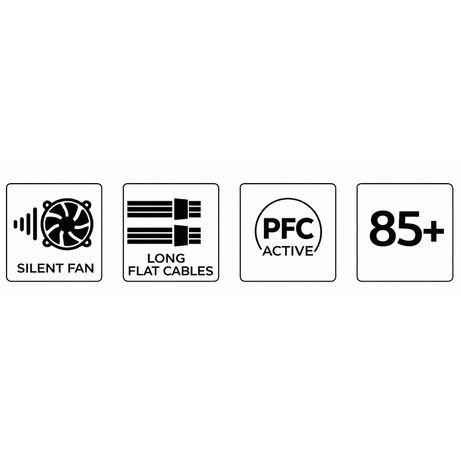PACK FUENTE ALIMENTACION COOLBOX POWERLINE3 550W/650W/750W/850W 85+ 12CM ATX - Imagen 7 de 7 PACK FUENTE ALIMENTACION COOLBOX POWERLINE3 550W/650W/750W/850W 85+ 12CM ATX - Imagen 7 de 7