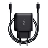 Miniatura 4 de CARGADOR USB GAN TRUST MAXO 45W 1xUSB-C INCLUYE CABLE USB-C 2m COLOR NEGRO
