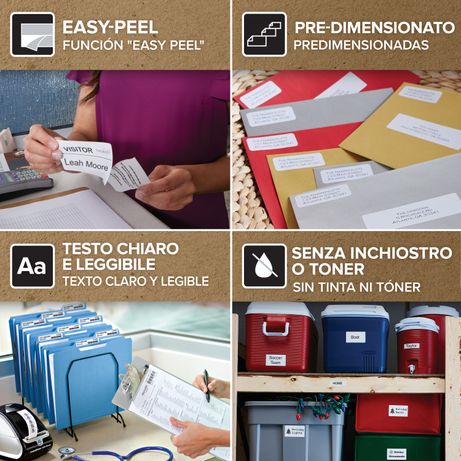 DYMO Etiqueta LW Etiquetas direcci?n 28x89 mm 1 rollo de etiquetas (130) Papel blanco - Imagen 12 de 14 DYMO Etiqueta LW Etiquetas direcci?n 28x89 mm 1 rollo de etiquetas (130) Papel blanco - Imagen 12 de 14