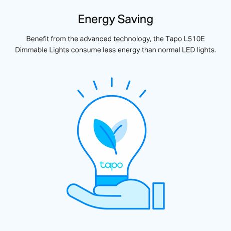 BOMBILLA INTELIGENTE LED TP-LINK TAPO L510E SMART WIFI REGULABLE (PACK 2 UNIDADES) - Imagen 7 de 8 BOMBILLA INTELIGENTE LED TP-LINK TAPO L510E SMART WIFI REGULABLE (PACK 2 UNIDADES) - Imagen 7 de 8