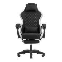 Miniatura 1 de SILLA GAMER MARS GAMING MGCXFGRBL NEGRA Y BLANCA RECLINABLE REPOSABRAZO AJUSTABLE REPOSAPIES COJINES