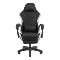 Miniatura 2 de SILLA GAMER MARS GAMING MGCXFGRBL NEGRA Y BLANCA RECLINABLE REPOSABRAZO AJUSTABLE REPOSAPIES COJINES