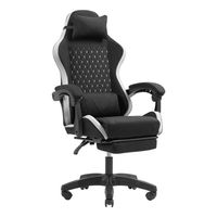 Miniatura 3 de SILLA GAMER MARS GAMING MGCXFGRBL NEGRA Y BLANCA RECLINABLE REPOSABRAZO AJUSTABLE REPOSAPIES COJINES
