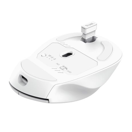 MOUSE TRUST WIRELESS NIVEN BT/2.4GHZ 7 BOTONES 800-3200DPI RECARGABLE COLOR BLANCO. - Imagen 8 de 8 MOUSE TRUST WIRELESS NIVEN BT/2.4GHZ 7 BOTONES 800-3200DPI RECARGABLE COLOR BLANCO. - Imagen 8 de 8