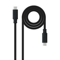 Miniatura 1 de Nanocable Cable USB 3.1GEN2 5A USB-C-M-USB-C-M 3M