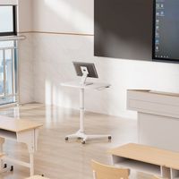 Miniatura 5 de AISENS Soporte de Mesa Eco Inclinable para Monitor POS 6 5kg de 10  27   Blanco
