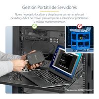 Miniatura 10 de Adaptador Crash Cart USB KVM para Ordenador Portatil