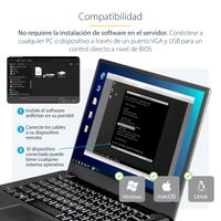 Miniatura 11 de Adaptador Crash Cart USB KVM para Ordenador Portatil