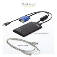 Miniatura 13 de Adaptador Crash Cart USB KVM para Ordenador Portatil