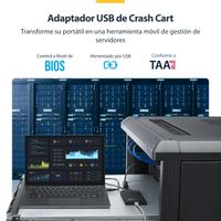 Miniatura 16 de Adaptador Crash Cart USB KVM para Ordenador Portatil