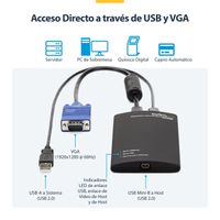 Miniatura 17 de Adaptador Crash Cart USB KVM para Ordenador Portatil