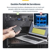 Miniatura 18 de Adaptador Crash Cart USB KVM para Ordenador Portatil