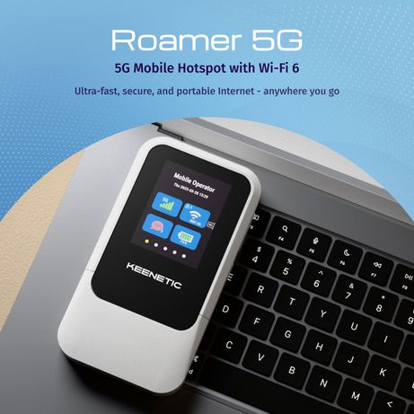 Keenetic Roamer 5G Router Movil WiFi6 AX600 - Imagen 3 de 14 Keenetic Roamer 5G Router Movil WiFi6 AX600 - Imagen 3 de 14