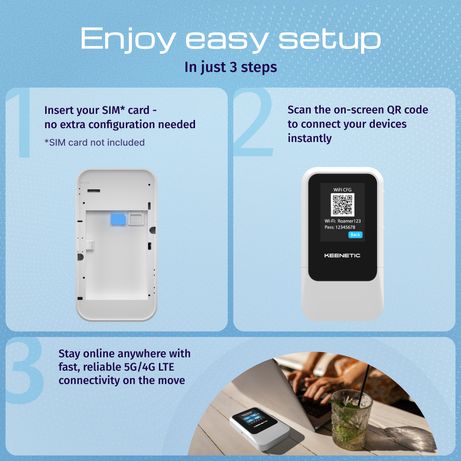 Keenetic Roamer 5G Router Movil WiFi6 AX600 - Imagen 5 de 14 Keenetic Roamer 5G Router Movil WiFi6 AX600 - Imagen 5 de 14
