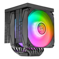 Miniatura 2 de VENTILADOR CON DISIPADOR DE CPU MARS GAMING MCPULCDPRO TDP 380W DOBLE TORRE LCD ARGB NEGRO