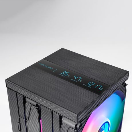 VENTILADOR CON DISIPADOR DE CPU MARS GAMING MCPULCDPRO TDP 380W DOBLE TORRE LCD ARGB NEGRO - Imagen 5 de 8 VENTILADOR CON DISIPADOR DE CPU MARS GAMING MCPULCDPRO TDP 380W DOBLE TORRE LCD ARGB NEGRO - Imagen 5 de 8