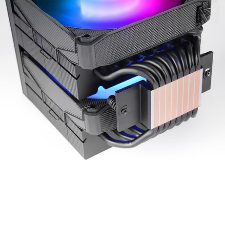 VENTILADOR CON DISIPADOR DE CPU MARS GAMING MCPULCDPRO TDP 380W DOBLE TORRE LCD ARGB NEGRO - Imagen 6 de 8 VENTILADOR CON DISIPADOR DE CPU MARS GAMING MCPULCDPRO TDP 380W DOBLE TORRE LCD ARGB NEGRO - Imagen 6 de 8