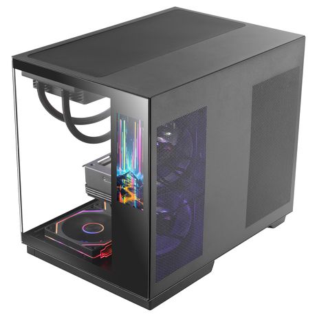 CAJA ATX CUBE MARS GAMING MCMIRAGE NEGRO CRISTAL CONTINUO LCD GPU 400mm 1x3.5 2x2.5 - Imagen 4 de 11 CAJA ATX CUBE MARS GAMING MCMIRAGE NEGRO CRISTAL CONTINUO LCD GPU 400mm 1x3.5 2x2.5 - Imagen 4 de 11