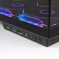 Miniatura 11 de CAJA ATX CUBE MARS GAMING MCMIRAGE NEGRO CRISTAL CONTINUO LCD GPU 400mm 1x3.5 2x2.5