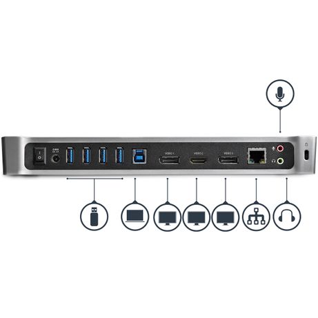 REPLICADOR DE PUERTOS USB 3.0 TRIPLE PARA ORDENADOR PORTáT IL - Imagen 5 de 8 REPLICADOR DE PUERTOS USB 3.0 TRIPLE PARA ORDENADOR PORTáT IL - Imagen 5 de 8