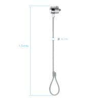 Miniatura 4 de CABLE DE SEGURIDAD TOOQ UNIVERSAL C/LLAVE 1,5M ACERO