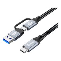 Miniatura 1 de CABLE USB-C A USB-C 3M EQUIP USB 3.2 GEN 2x2 100W 20V 5A 20GBPS 4K60H E-MARK ADAPT. USB-A