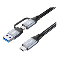 Miniatura 1 de CABLE USB-C A USB-C 1M EQUIP USB 3.2 GEN 2x2 100W 20V 5A 20GBPS 4K60H E-MARK ADAPT. USB-A