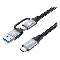 Miniatura 2 de CABLE USB-C A USB-C 2M EQUIP USB 3.2 GEN 2x2 100W 20V 5A 20GBPS 4K60H E-MARK ADAPT. USB-A