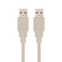 Miniatura 3 de NANOCABLE Cable USB 2.0, Tipo A/M-A/M, 3.0 m, 3 m, USB A, USB A, USB 2.0, Beige