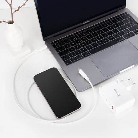 CABLE USB NANO CABLE USB2.0 USB-C/M - USB-C/M 3A 1.0M BLANCO - Imagen 5 de 7 CABLE USB NANO CABLE USB2.0 USB-C/M - USB-C/M 3A 1.0M BLANCO - Imagen 5 de 7