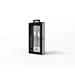 CABLE DE CARGA Y DATOS GEMBIRD USB TIPO-C A 8 CLAVIJAS 1,5 M BLANCO
