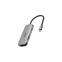 Miniatura 4 de DOCKING USB-C ACER 7 EN 1 1xHDMI 4K 3xUSB-A 3.2 1xUSB-C PD 100W 1xSD/TF PLATA