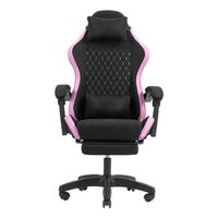 Miniatura 1 de SILLA GAMER MARS GAMING MGCXFGRBL NEGRA Y ROSA RECLINABLE REPOSABRAZOS AJUSTABLE REPOSAPIES COJINES