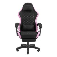 Miniatura 2 de SILLA GAMER MARS GAMING MGCXFGRBL NEGRA Y ROSA RECLINABLE REPOSABRAZOS AJUSTABLE REPOSAPIES COJINES