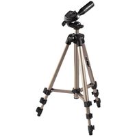 Miniatura 1 de Hama Tr    pode para c  maras r  flex tr    pode extensible aluminio  cabeza 3D  soporte para c  maras de fotos estable  color dorado negro