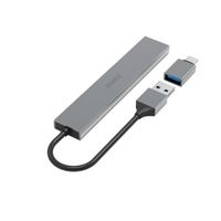 Miniatura 2 de Hama Hub 3.0, 4 Puertos, 5Gbps, Slim + Adap USB-C