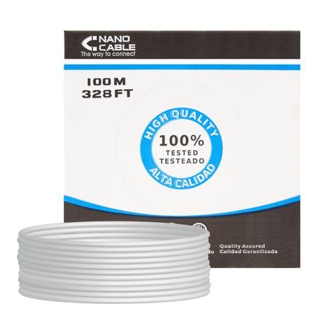Bobina Cable RJ45 CAT6 FTP 100Mts 100% Cobre - Imagen 1 de 2 Bobina Cable RJ45 CAT6 FTP 100Mts 100% Cobre - Imagen 1 de 2