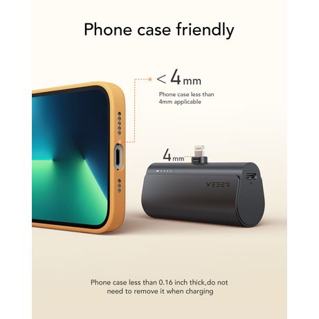 VEGER PlugOn L VG W0556P PowerBank plug on 5000mah PD20W Lightning connector built in - Imagen 6 de 11 VEGER PlugOn L VG W0556P PowerBank plug on 5000mah PD20W Lightning connector built in - Imagen 6 de 11