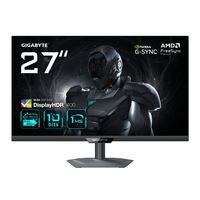 Miniatura 1 de MONITOR GIGABYTE 27" G27Q20,SS IPS,2560X1440 (QHD),16:9,0.5MS,IPS,1000:1,210HZ,2HDMI+1DP+1USB2.0+1 TYPE C,AJUSTABLE,NEGRO