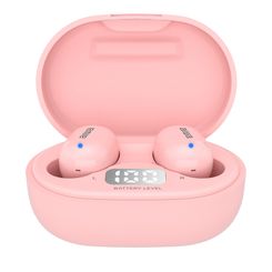 AURICULAR INTRAUDITIVO BLUETOOTH AIWA EBTW-150PK PINK BT 5.0 TWS ESTUCHE DE RECARGA CON BATERIA DE L