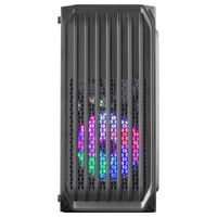 Miniatura 2 de CAJA MICROATX COMPACTA MARS GAMING MC-S2 BLACK FRONTAL CON VENTILADOR FRGB  VENTANA LATERAL SIN FUENTE DE ALIMENTACION