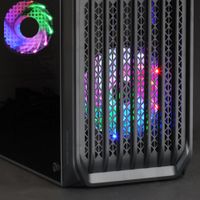 Miniatura 3 de CAJA MICROATX COMPACTA MARS GAMING MC-S2 BLACK FRONTAL CON VENTILADOR FRGB  VENTANA LATERAL SIN FUENTE DE ALIMENTACION