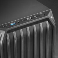 Miniatura 5 de CAJA MICROATX COMPACTA MARS GAMING MC-S2 BLACK FRONTAL CON VENTILADOR FRGB  VENTANA LATERAL SIN FUENTE DE ALIMENTACION