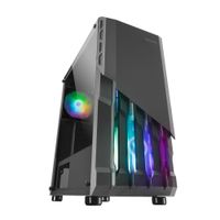 Miniatura 3 de CAJA ATX SEMITORRE MARS GAMING MC-X2 BLACK FRONTAL EN ACERO VENTILADORES FRGB SIN FUENTE DE ALIMENTACION